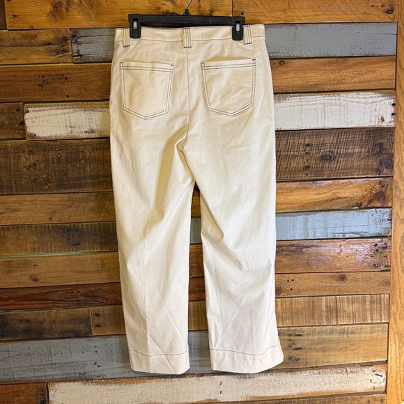 NWT KARL LAGERFELD Contrast Trim Wide Leg Coordinating Pants - Picture 8 of 10